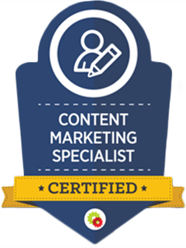 content marketing specialist certification