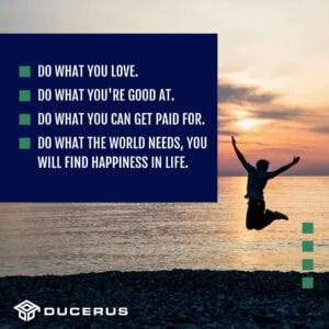 a social media marketing post for ducerus